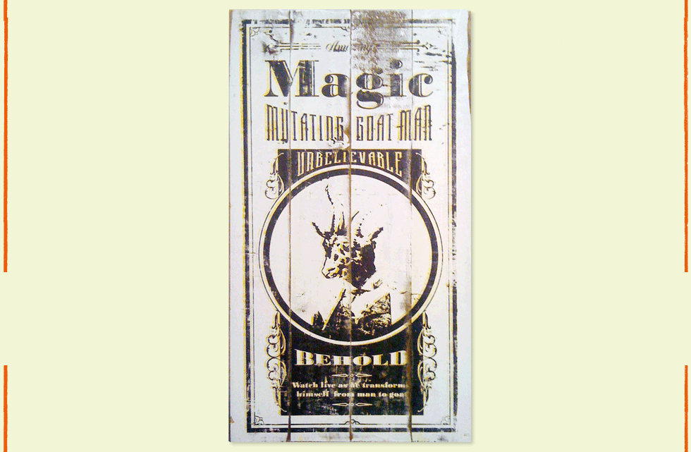 magic mutating goat man